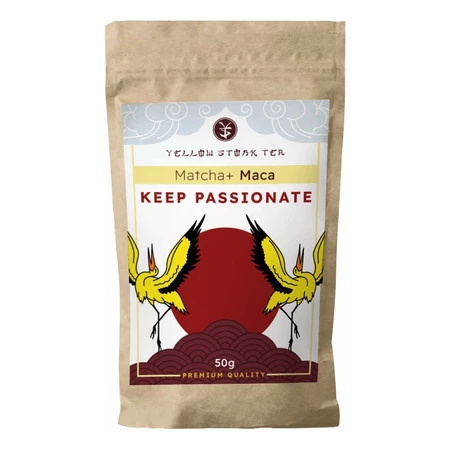 Yellow Stork Tea Matcha+ Maca zielona herbata 50g