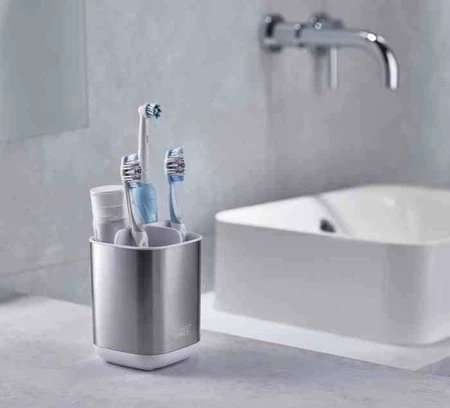 JJ - Pojemnik łazienkowy S EasyStore™ Steel, biały