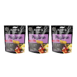 Zestaw: 3x PIZZETTA CHIPS Pugliese 70g