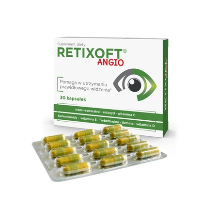 Retixoft Angio 30 kapsułek KRÓTKA DATA 03.2024