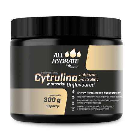 Aliness ALLHydrate Cytrulina (jabłczan l-cytruliny) 300g