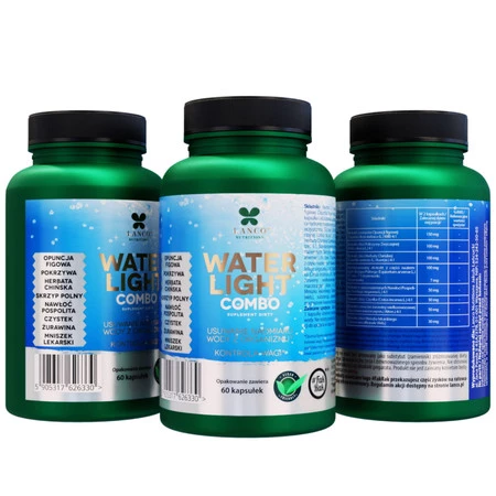 Lanco Nutritions WATER LIGHT COMBO wspiera usuwanie nadmiaru wody z organizmu 60 kaps.