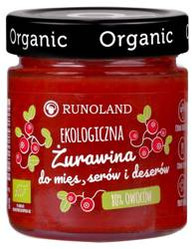 RUNOLAND ŻURAWINA DO MIĘS, SERÓW I DESERÓW BIO 200 g