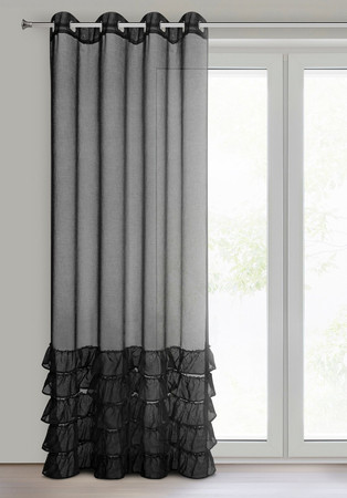 FIRANA GOTOWA DANI 1 140 X 250 CM CZARNY