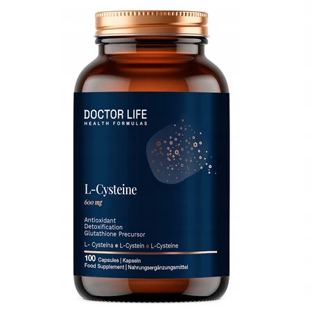 L-Cysteine 600mg suplement diety 100 kaps.