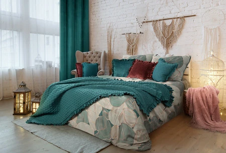 POSZEWKA VELVET 25 45 X 45 CM CZERWONY