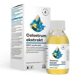 Aura Herbals Colostrum Ekstrakt 100% czysta siara bydlęca, płyn 125 ml