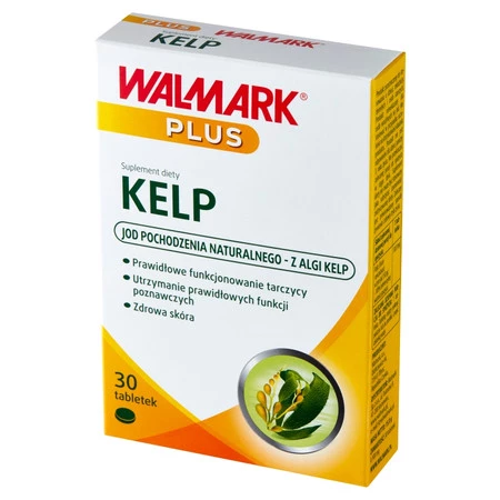 Walmark Kelp Jod pochodzenia naturalnego z Algi Kelp 30 tabl.