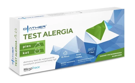 Test Alergia pies kot 1 szt.