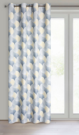 ZASŁONA GOTOWA ASETA 140 X 250 CM SZARY