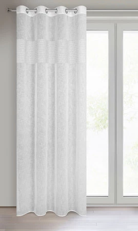 ZASŁONA GOTOWA VICKY 140 X 250 CM BIAŁY