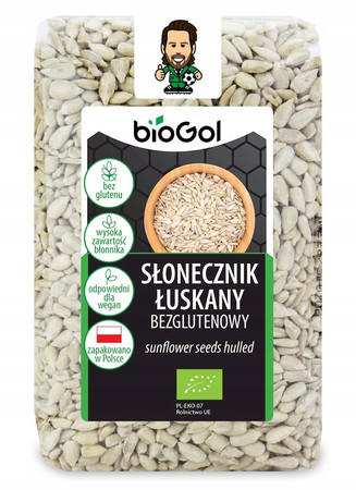 BIOGOL SŁONECZNIK ŁUSKANY BEZGLUTENOWY BIO 350 g