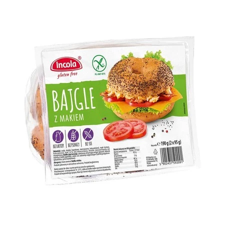 Bajgle z makiem bezglutenowe 190 g