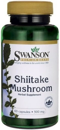 Swanson - Shiitake mushroom - 500 mg - 60 kaps