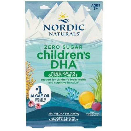 Children's DHA Vegetarian Gummy Chews suplement diety dla dzieci 30 żelków