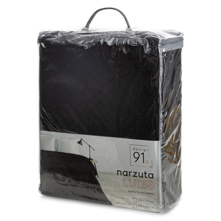 NARZUTA D91 LUIZ 8 220 X 240 CM CZARNY