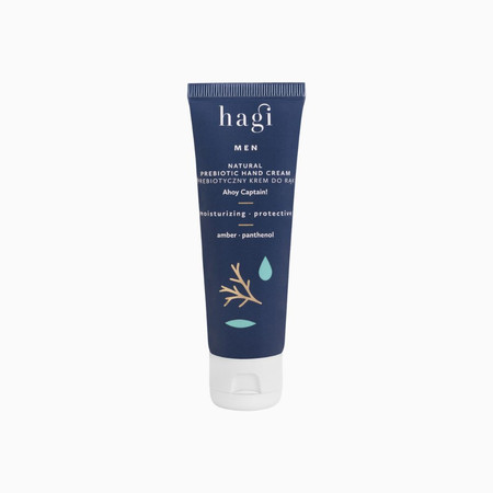 Hagi Men Ahoj Kapitanie, Prebiotyczny krem do rąk nawilżająco-ochronny, 50 ml