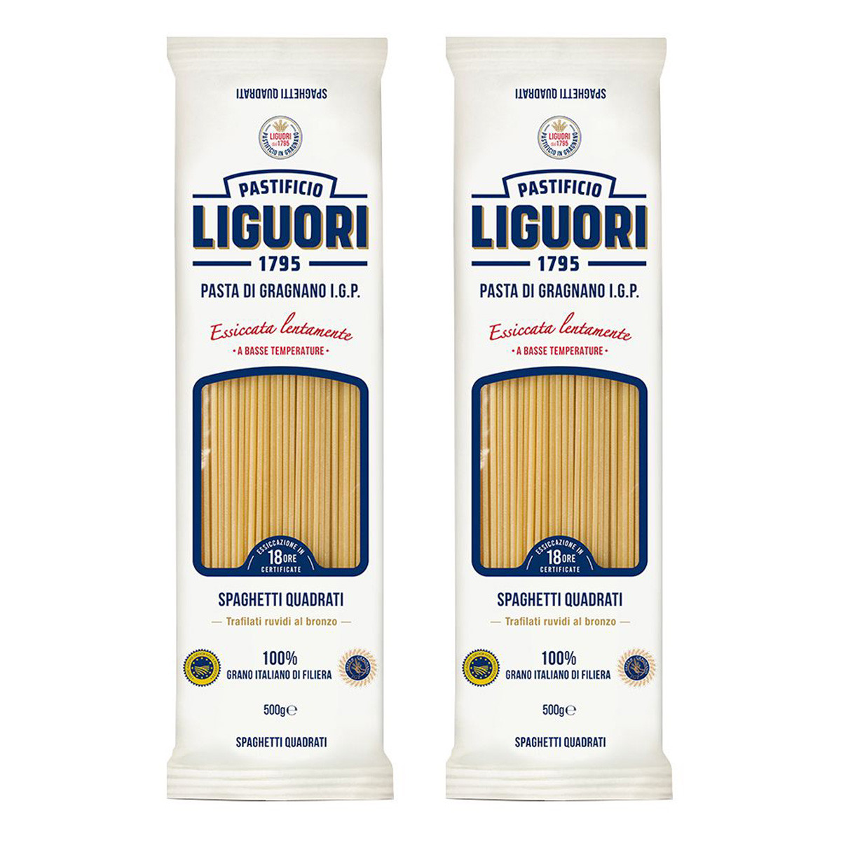 Zestaw 2x Makaron Liguori IGP Spaghetti Alla CHITARRA 500G - Nabea.pl