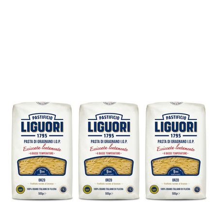 Zestaw: 3x Makaron Liguori IGP Orzo 500G