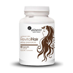 Zestaw 2x Aliness Revital Hair LICAPS® na poprawę kondycji włosów i paznokci 60 kaps.