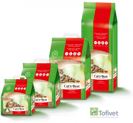 CAT'S BEST Original Żwirek drewniany 40l