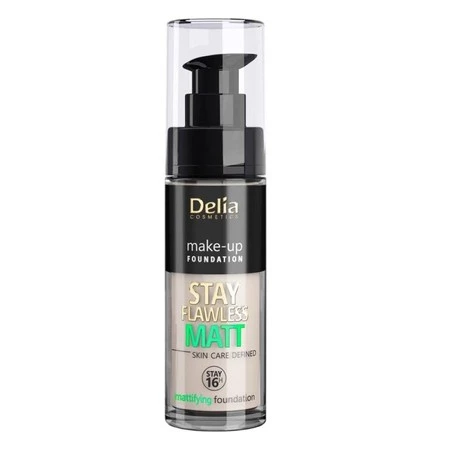 Delia Cosmetics Stay Flawless Matt Podkład matujący 16H nr 403 Vanille 30ml