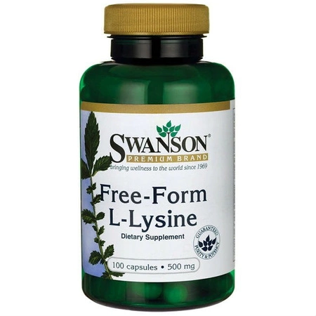 Swanson - Free-form l-lysine - 100 kaps