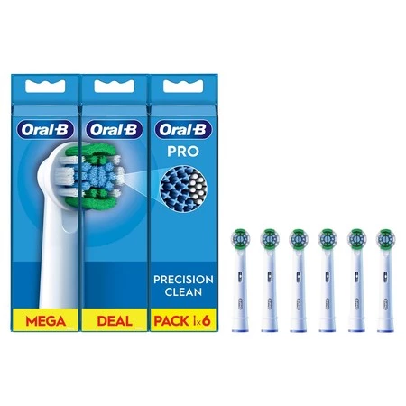 ORAL-B BRAUN KOŃCÓWKI EB20-6 PRECISION CLEAN 