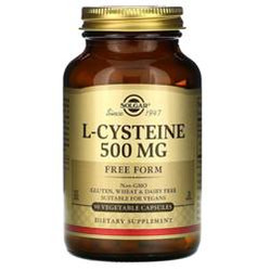 Solgar L-Cysteine 500 mg wsparcie regeneracji i ochrony komórek 90 kaps.