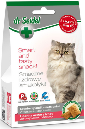 DR SEIDEL Smart Tasty Snack Zdrowy układ moczowy kota 50g