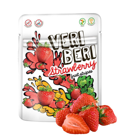 Veri Beri Bezglutenowe żelki truskawka 50 g