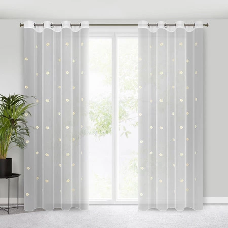 FIRANA GOTOWA ELSA 140 X 250 CM BIAŁY