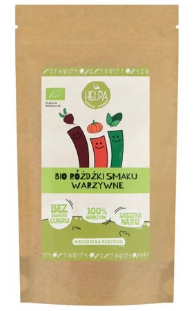 RÓŻDŻKI SMAKU WARZYWNE BIO (9 x 2 g) 18 g - HELPA