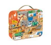 Janod Puzzle w walizce Plac budowy 36 elementów 4+