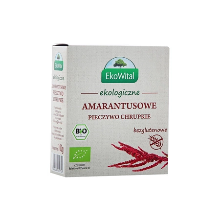 EkoWital − Pieczywo chrupkie amarantusowe bezgl. BIO − 100 g