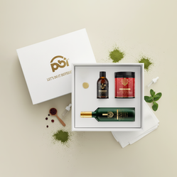 Powerful Brand Golden Box - OMEGA 3 BERRY + Green Life – Chlorofil + Full Spectrum Synbiotic + LIMITLESS Nature Energy Complex