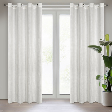 ZASŁONA GOTOWA MADISON 140 X 250 CM BIAŁY