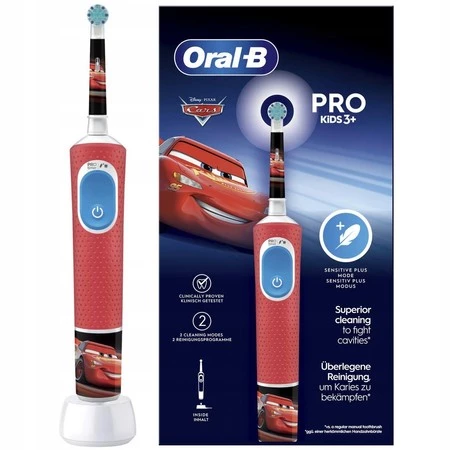 ORAL-B BRAUN SZCZOTECZKA ELEKTRYCZNA STAGES D103 PRO CARS - AUTA