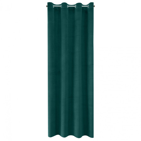 ZASŁONA GOTOWA MILO 140 X 250 CM CIEMNOZIELONY