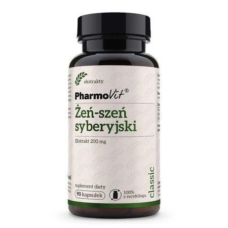 ŻEŃ-SZEŃ SYBERYJSKI (200 mg) 90 KAPSUŁEK - PHARMOVIT (CLASSIC)