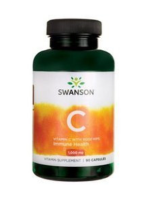 Swanson Witamina C Z Dziką Różą 1000 Mg 90 K