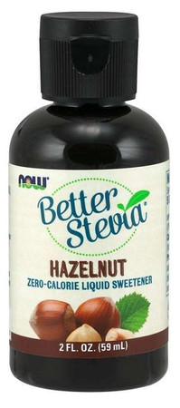 NOW Foods Better Stevia zamiennik cukru Stewia 59 ml smak orzech laskowy