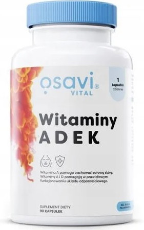 Osavi Witaminy ADEK kompleks witamin 90 kaps.