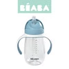 Beaba Bidon niekapek ze słomką tritanowy 300 ml windy blue