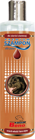 SUPER BENO Premium Szampon o ciemnej sierści 250ml