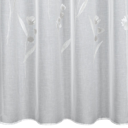 FIRANA GOTOWA ISABEL 140 X 250 CM BIAŁY
