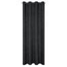 ZASŁONA GOTOWA MILO 140 X 250 CM CZARNY