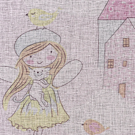 ZASŁONA GOTOWA POLLY 140 X 250 CM RÓŻOWY