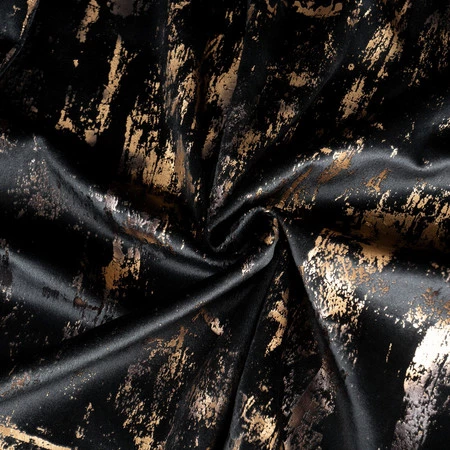 ZASŁONA GOTOWA TONIA 140 X 250 CM CZARNY