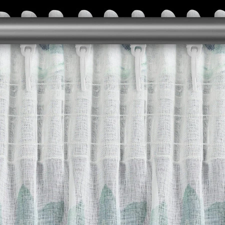 ZASŁONA GOTOWA D91 CLARISSA NA TAŚMIE 140 X 270 CM BIAŁY